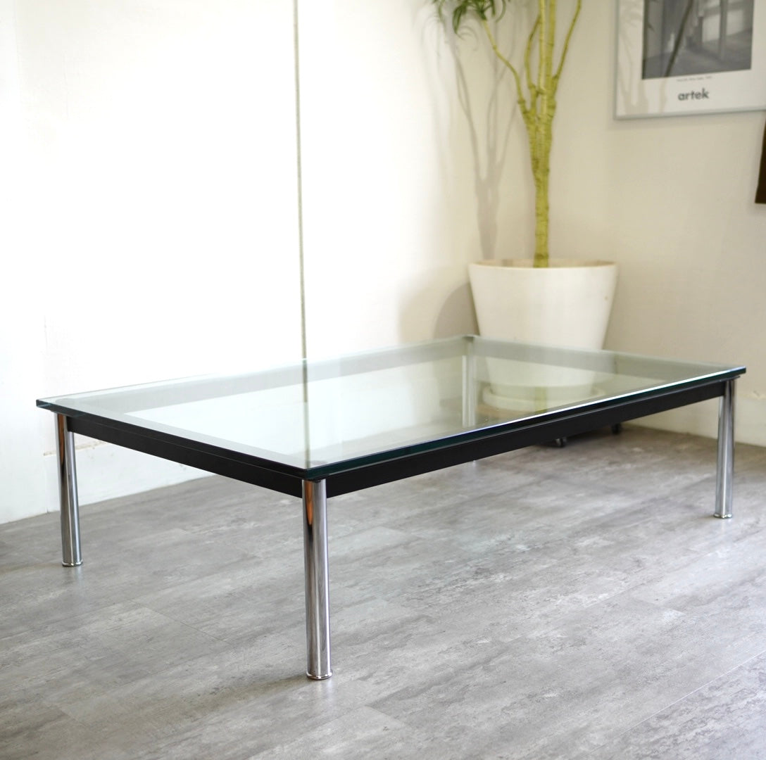カッシーナ Cassina LC10-P 10 TABLE EN TUBE センターテーブル ガラス