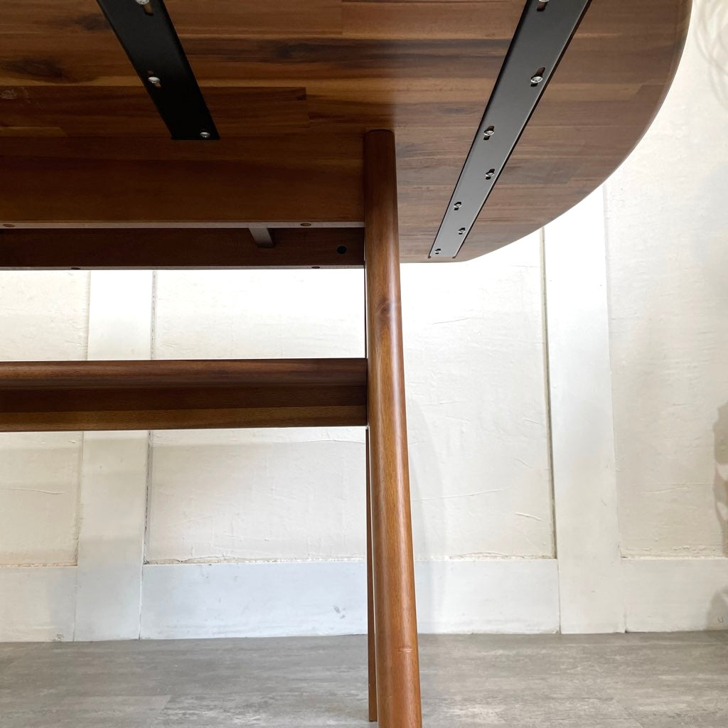 ウニコ/unico スウェラ/SWELLA ダイニングテーブル W1200 アカシア材 中古