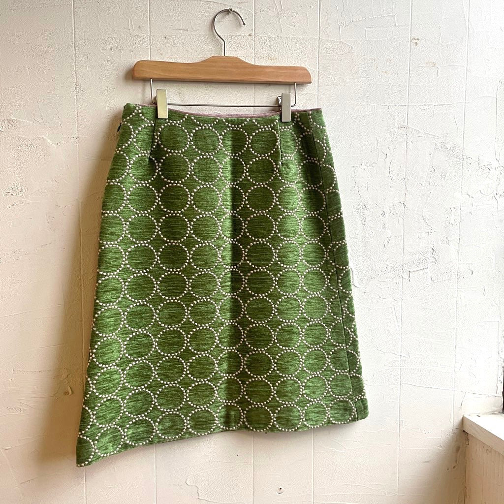 古着】ミナペルホネン / mina perhonen タンバリン/tambourine GR 膝丈