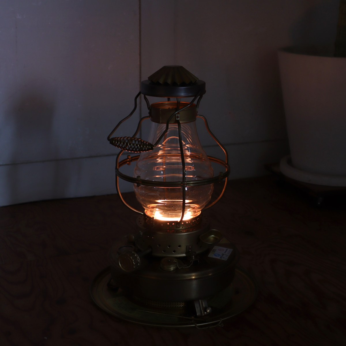 ニッセン 石油ストーブ IS-3NE なみ無しほや 取説あり 日本船燈