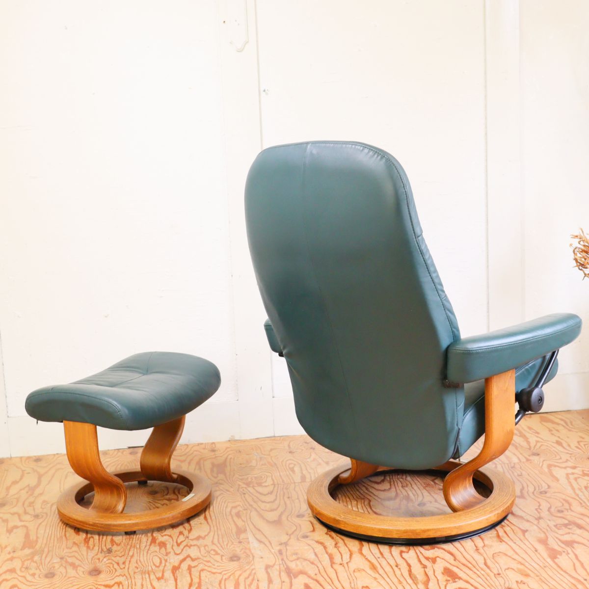 green☆GB216【中古品】 山口県下松市より リクライニングチェア green