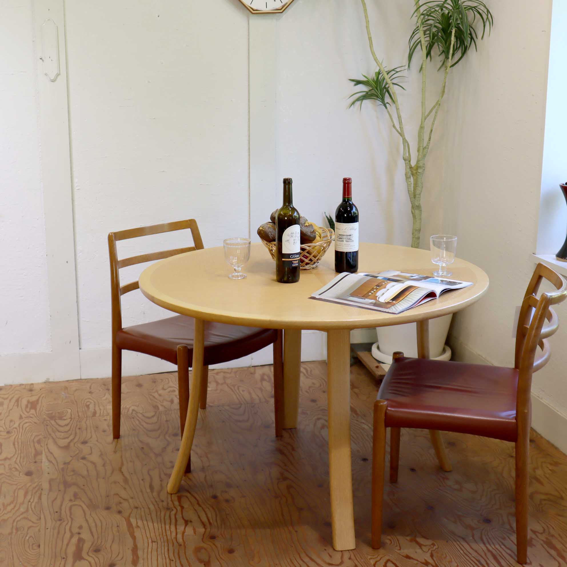 カンディハウス/CONDE HOUSE ルントオム/RUNT OM 丸テーブル