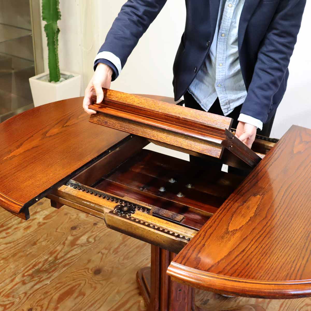 シンリー / shin-Lee エクステンションラウンドテーブル ダイニング