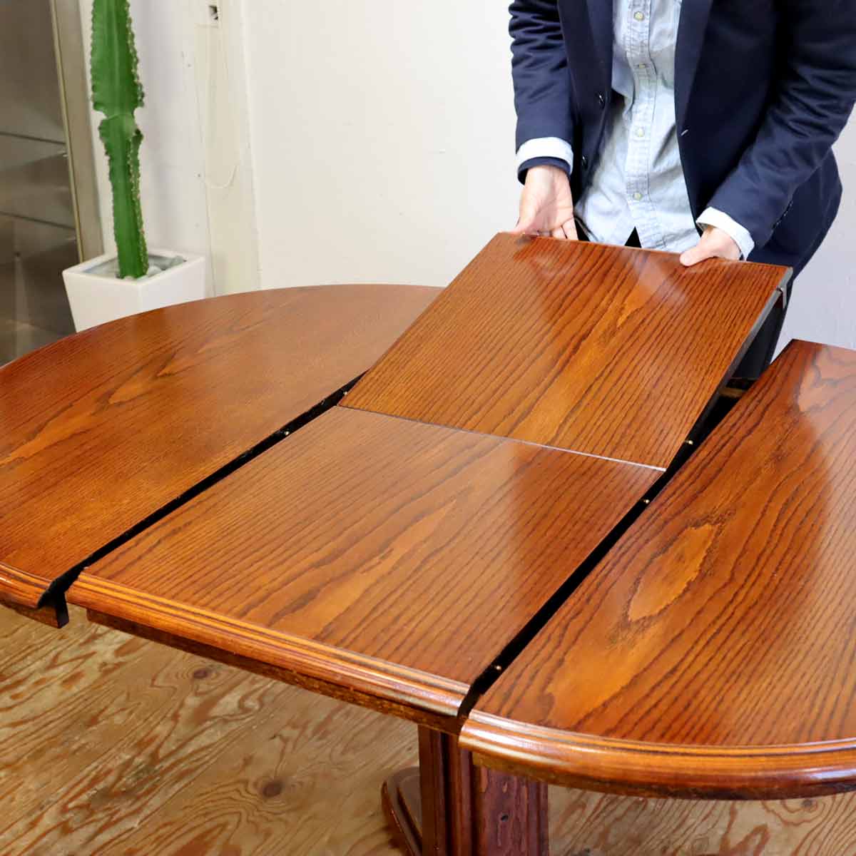 シンリー / shin-Lee エクステンションラウンドテーブル ダイニング