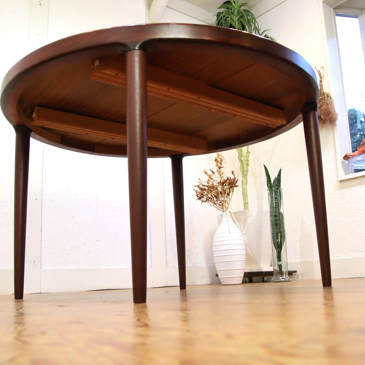 ラウンド ダイニング テーブル デンマーク製 ローズウッド