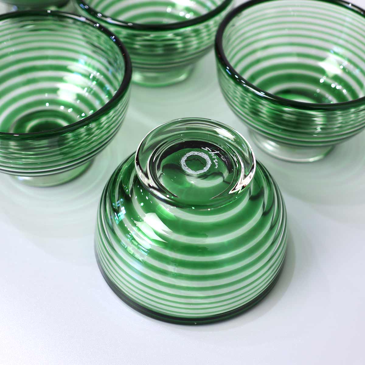 舩木倭帆さんの吹きガラス 大鉢 ボウル ガラス器 コンポート 舩木倭帆