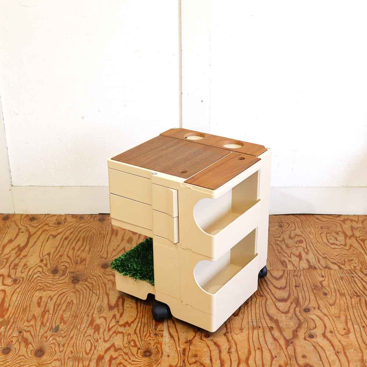 B-LINE ボビーワゴン 2段2トレイ ベージュ 日本限定 カラー オプション