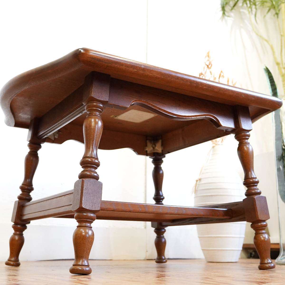 希少 HSK 飛騨産業 キツツキ アイガー サイドテーブル 昭和レトロ 当時