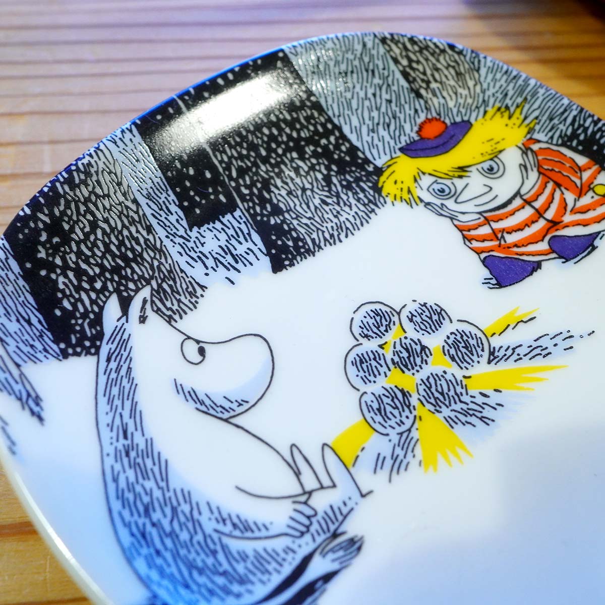 アラビア ARABIA ムーミン ウォールプレート 真冬のムーミンランド