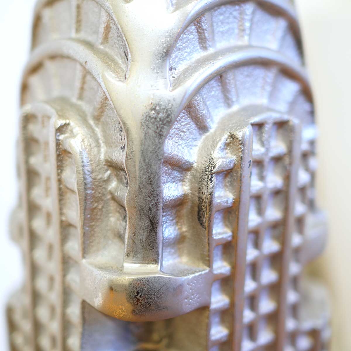 クライスラービル オブジェ 置物 インテリア 中古 摩天楼 シルバー