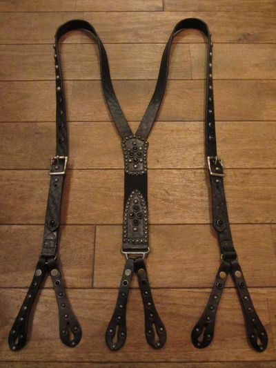 RRL等の通販サイト【RHYTHM】RRL(ダブルアールエル) LEATHER SUSPENDER