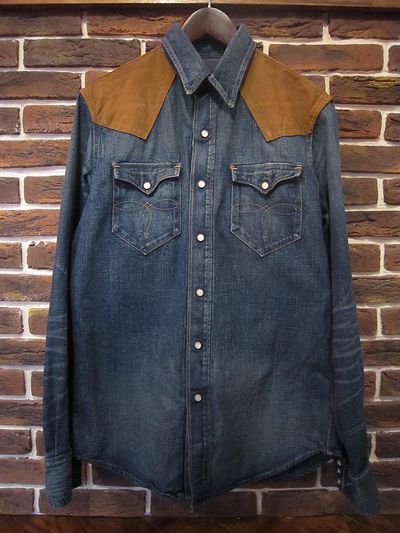 RRL等の通販サイト【RHYTHM】RRL(ダブルアールエル) L/S WESTERN DENIM