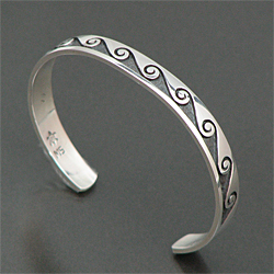 ホピ族 Mitchell Sockyma/ミッチェル・ソッキーマ ウォーターモチーフ