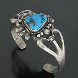 ナバホ族 Harrison Bitsue スリーピングビューティー サンドキャスト