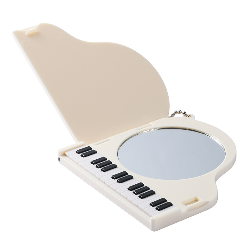 Piano line コンパクトミラー（グランドピアノ）ホワイト｜ピアノ