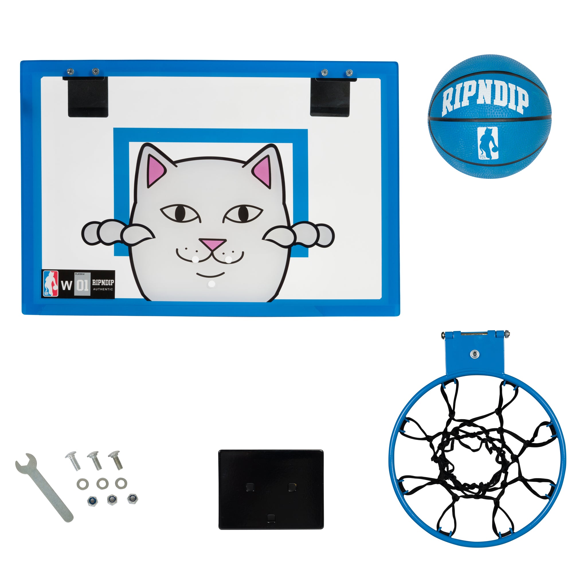Peeking Nermal Hanging Basketball Set (Blue) – RIPNDIP