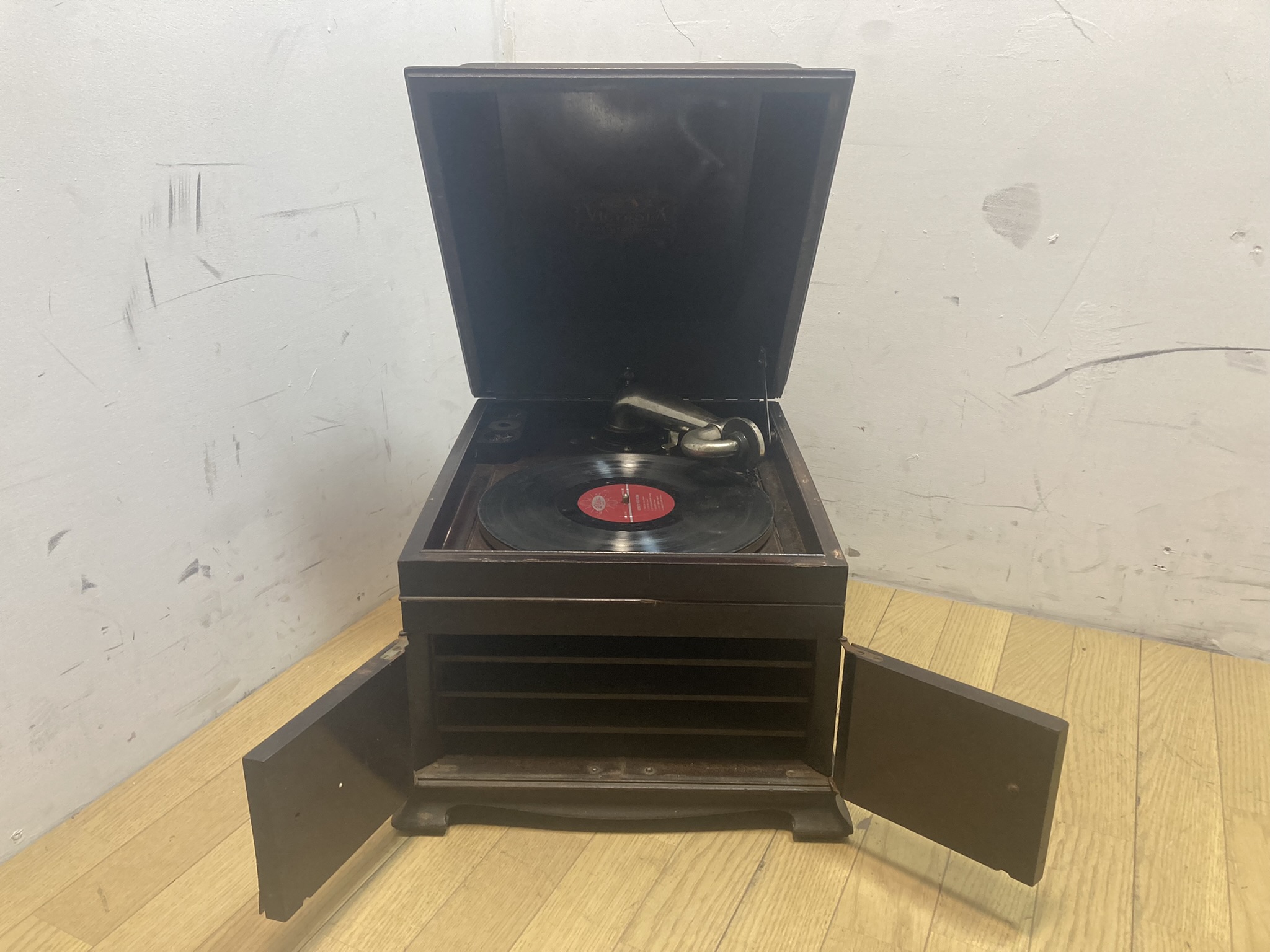 victrola ビクトローラー SP盤 蓄音機 VV-IX アンティーク 出音確認