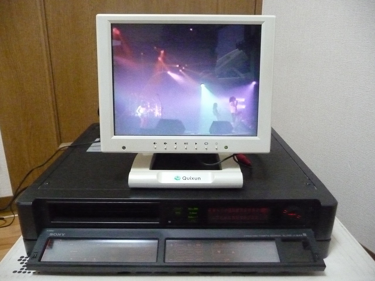 ベータビデオデッキ SONY SL-2100 RMT-2100 Betamax Hi-Band ソニー