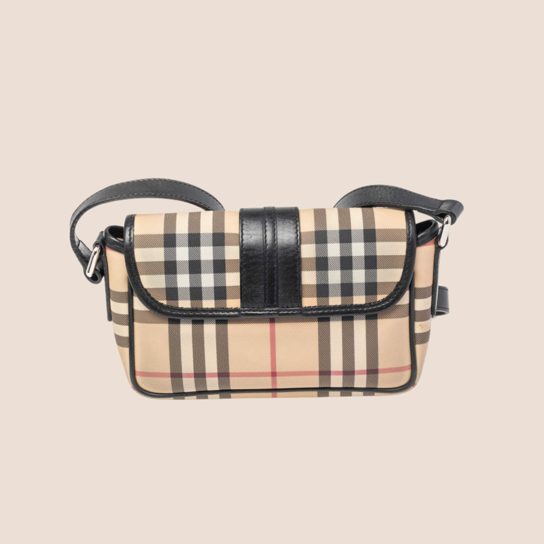 BURBERRY NOVA CHECK BUCKLE CROSSBODY BAG – RDB