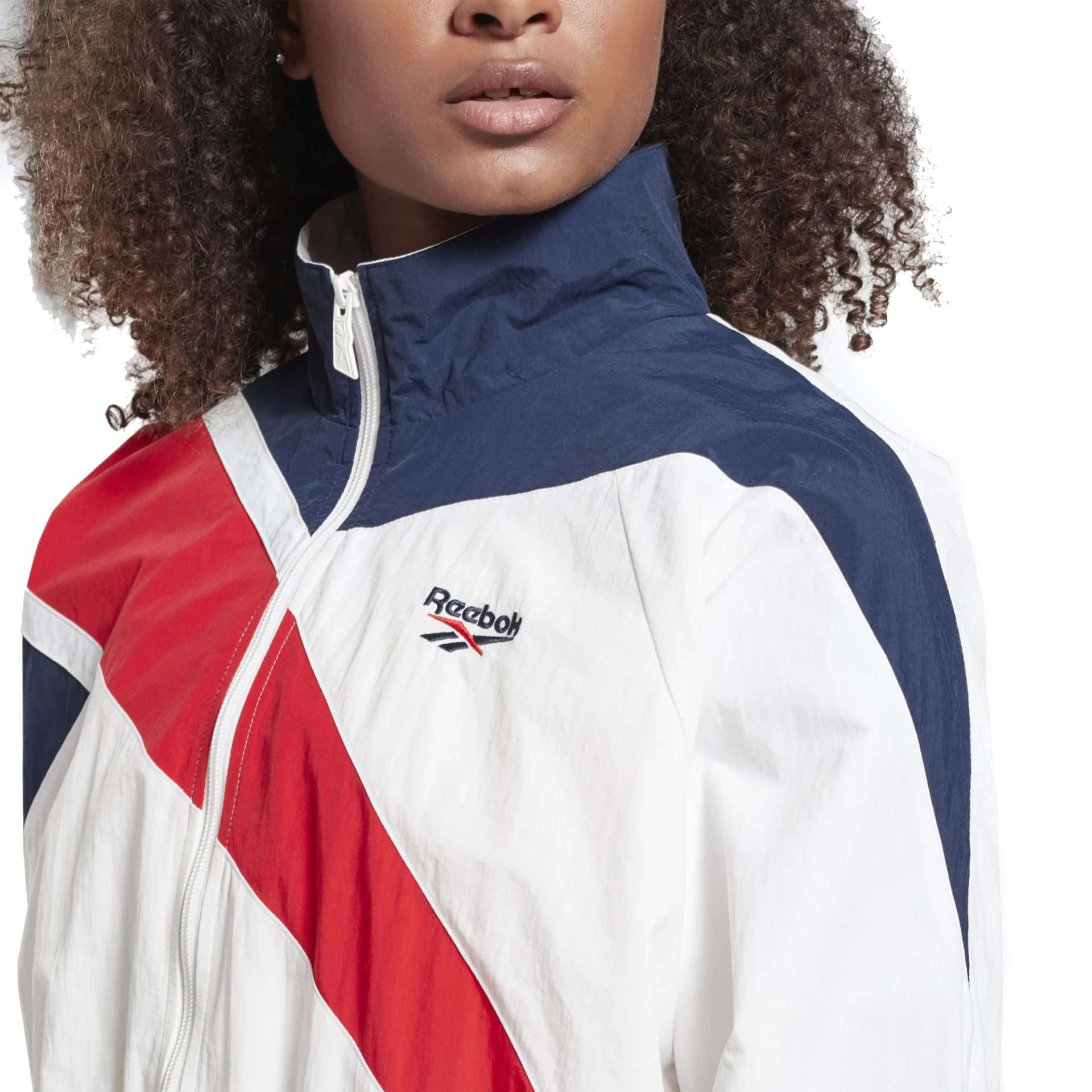 Reebok Women's classic Vector Cropped Track Jacket – runnwalk