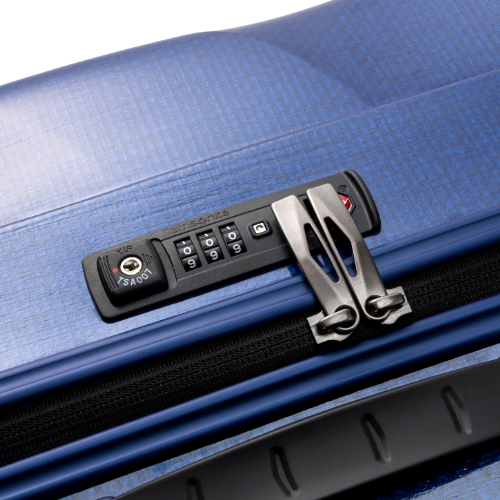 5-10泊] サムソナイト シーライト 94L ディープブルー 4輪 Samsonite C