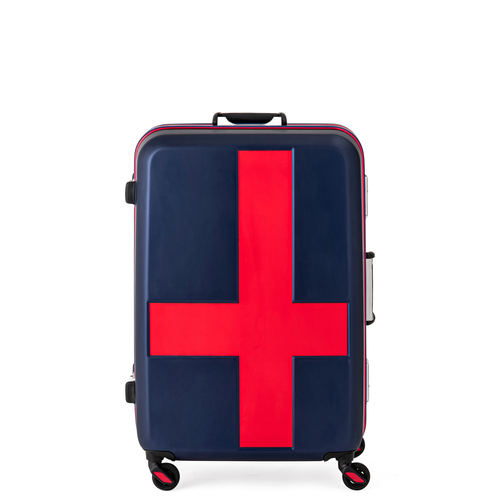 3-5泊]イノベーター 60L フレームタイプ マットネイビー×レッド 4輪