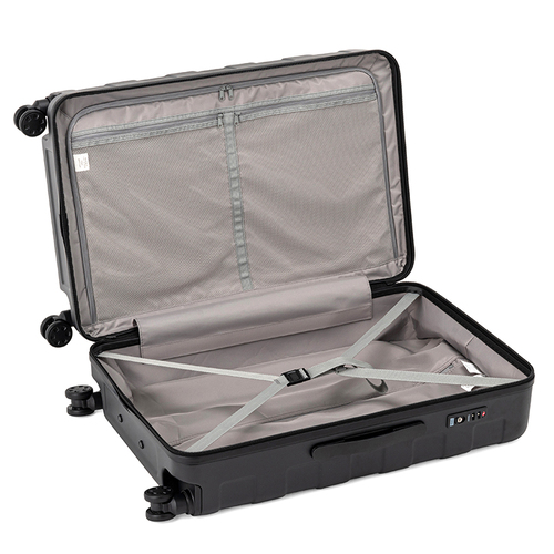 5-10泊] 無印 バーを自由に調節できる ハードキャリーケース 75L