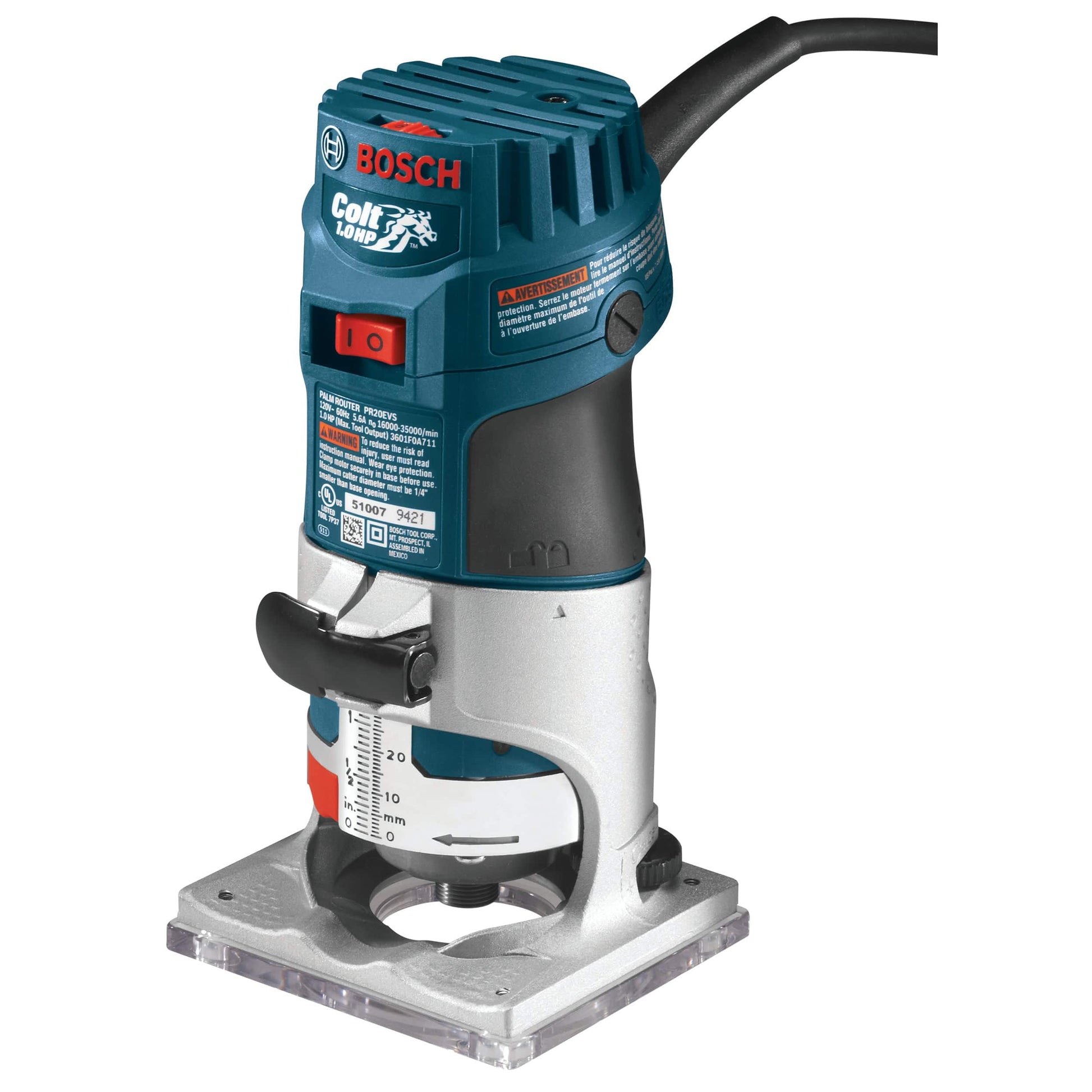 Bosch Colt 1 HP Variable Speed Palm Router | Woodcraft