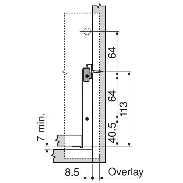 Blum Z70.0320 BLUMOTION for METABOX