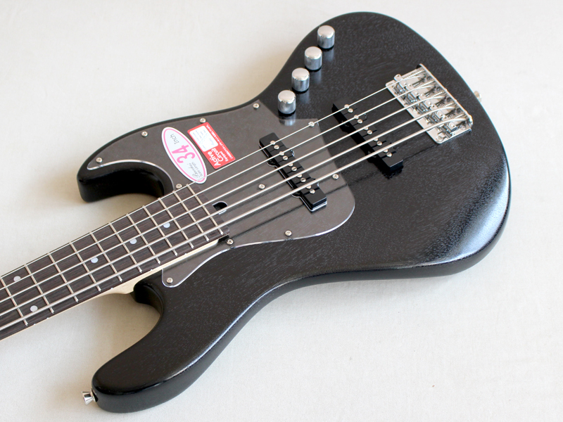 Bacchus バッカス WL-534 MAHO ACT BLK/OIL 【ウッドライン 5弦 エレキ