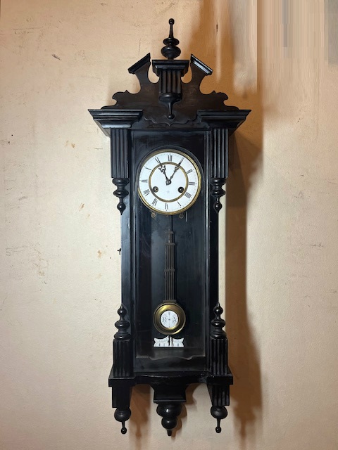 ユンハンス 繊細装飾型 柱時計 古時計 振り子 レトロ アンティーク時計