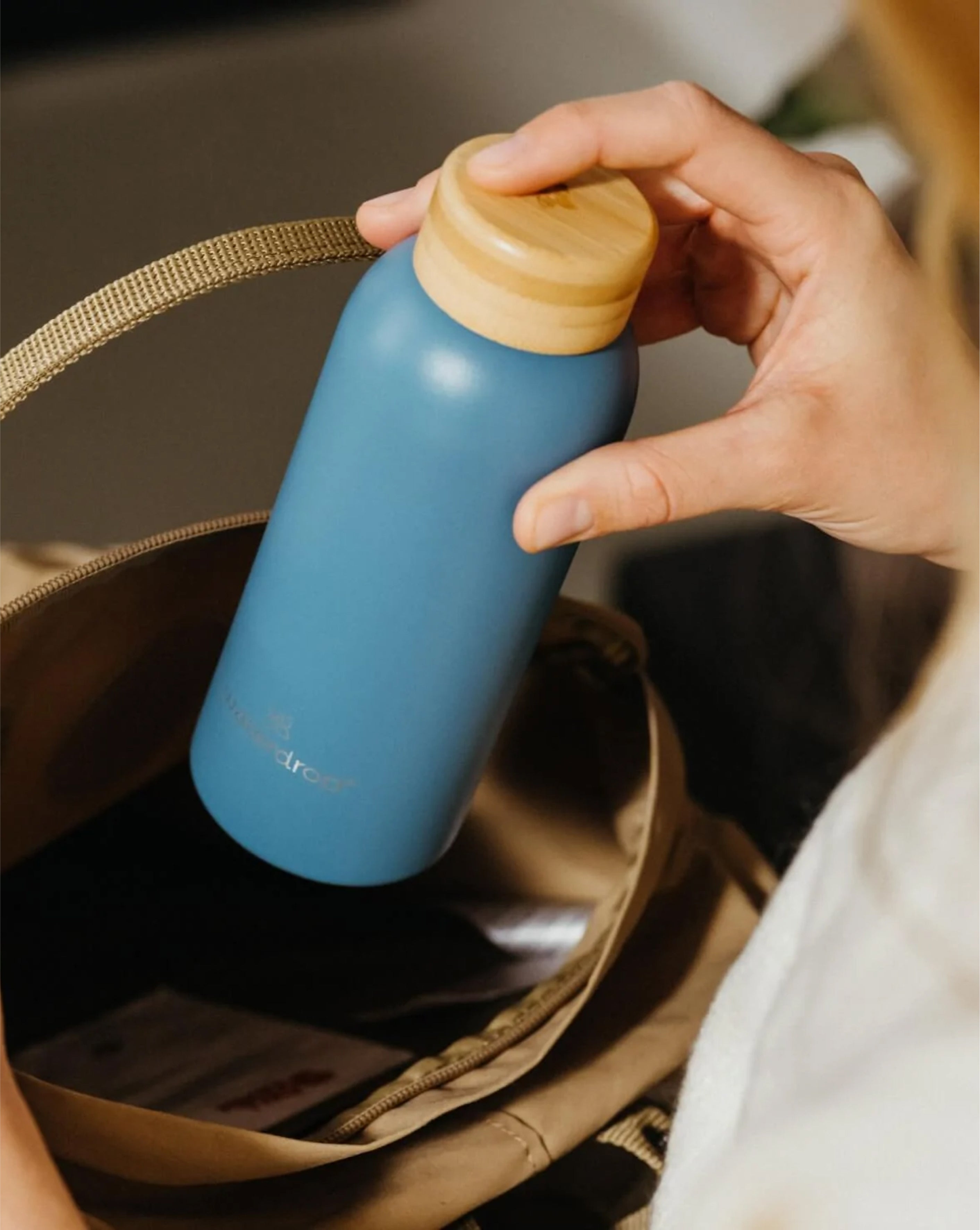 Insulated thermo steel water bottle | waterdrop®