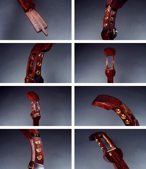 民謡三味線 紅木金細 WKS-3903MK