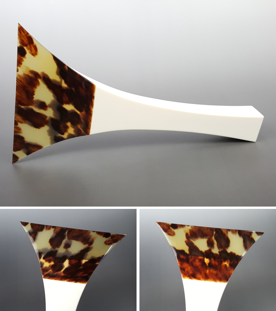 地唄用鼈甲撥（一枚物）・極上