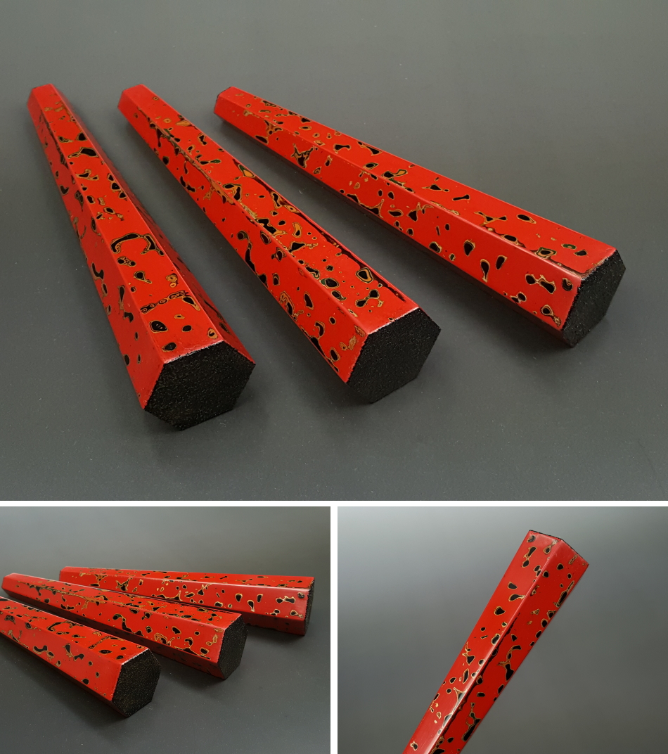 津軽塗糸巻き・8分5厘（No2） （津軽三味線用）