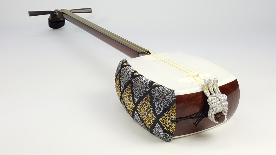 三味線セット 細棹 三つ折り棹 バチ 三味線セット 細棹 三つ折り棹 バチ