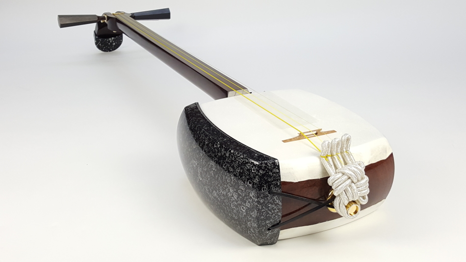 g*i様 三味線一式（中古品） 中古＊民謡三味線 01（紅木・金溝