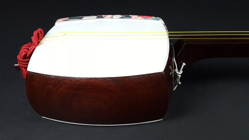 極上 三味線 撥 バチ 天然素材 和楽器 民謡 アンティーク 細密細工