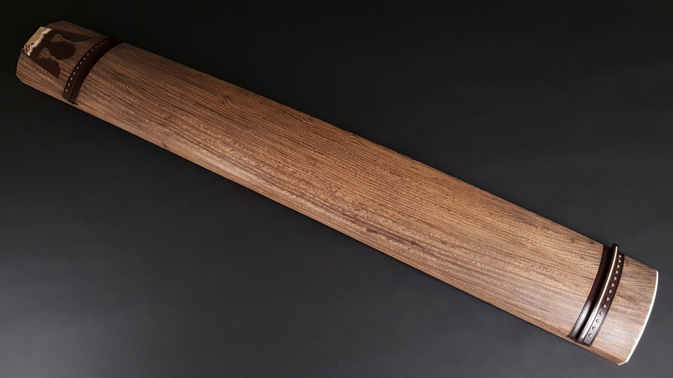 厳選中古品 琴）柾目杢 くり甲琴／玉縁紅木巻 WKT-TKOTO28【和楽器市場
