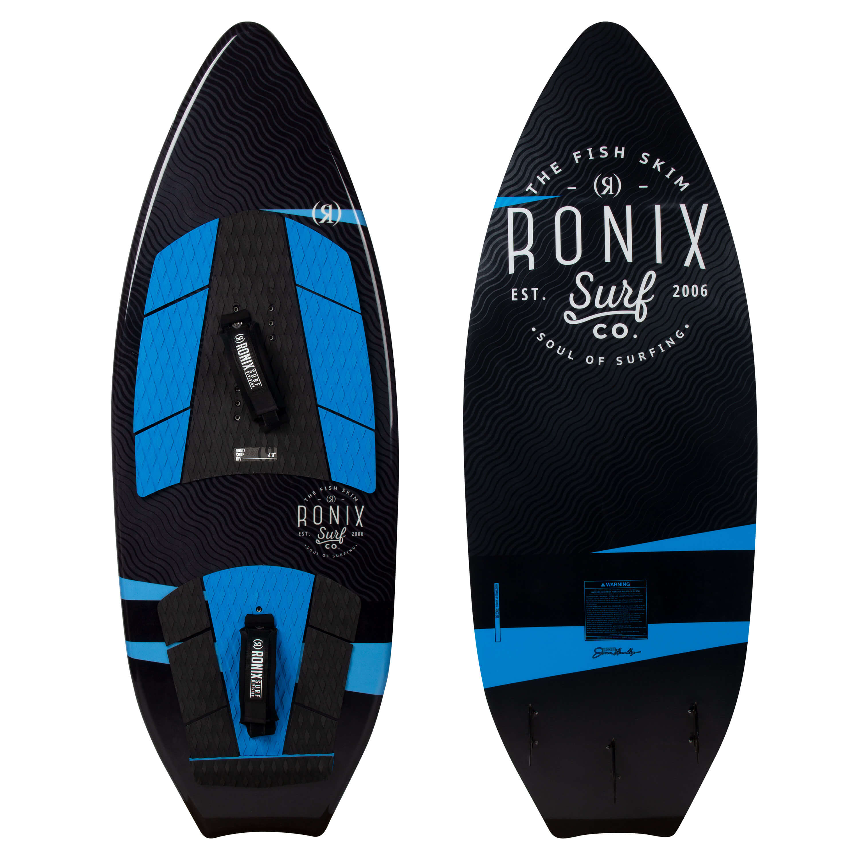 2021 Ronix Modello Fish Skim w/ Straps Wakesurf Board | WakeMAKERS