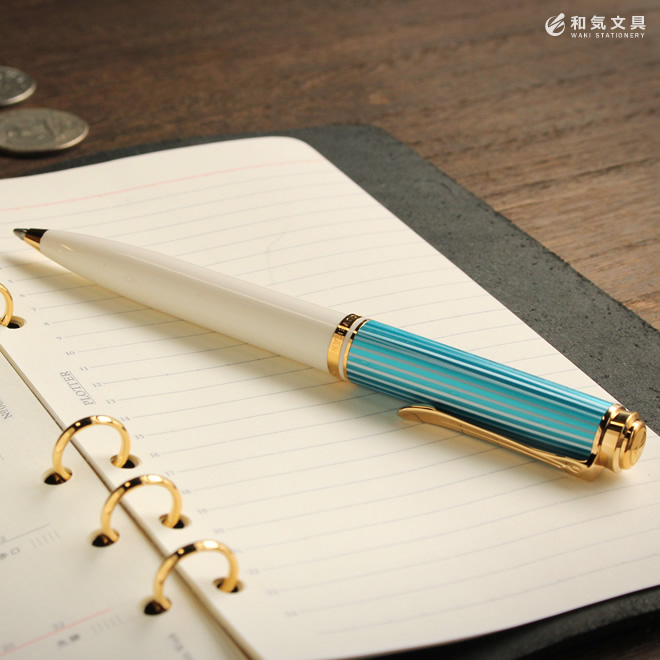 ペリカン スーベレーン ターコイズホワイト – 和気文具ウェブマガジン