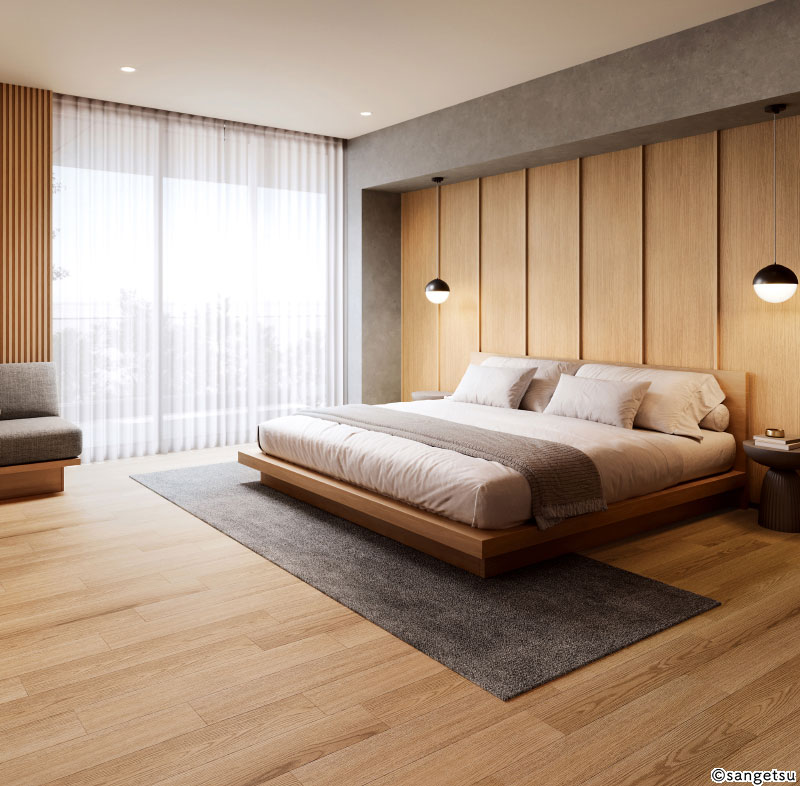 WD2064 WD2065 [ノームオーク] 木目 152.4×1219.2㎜ サンゲツ フロア