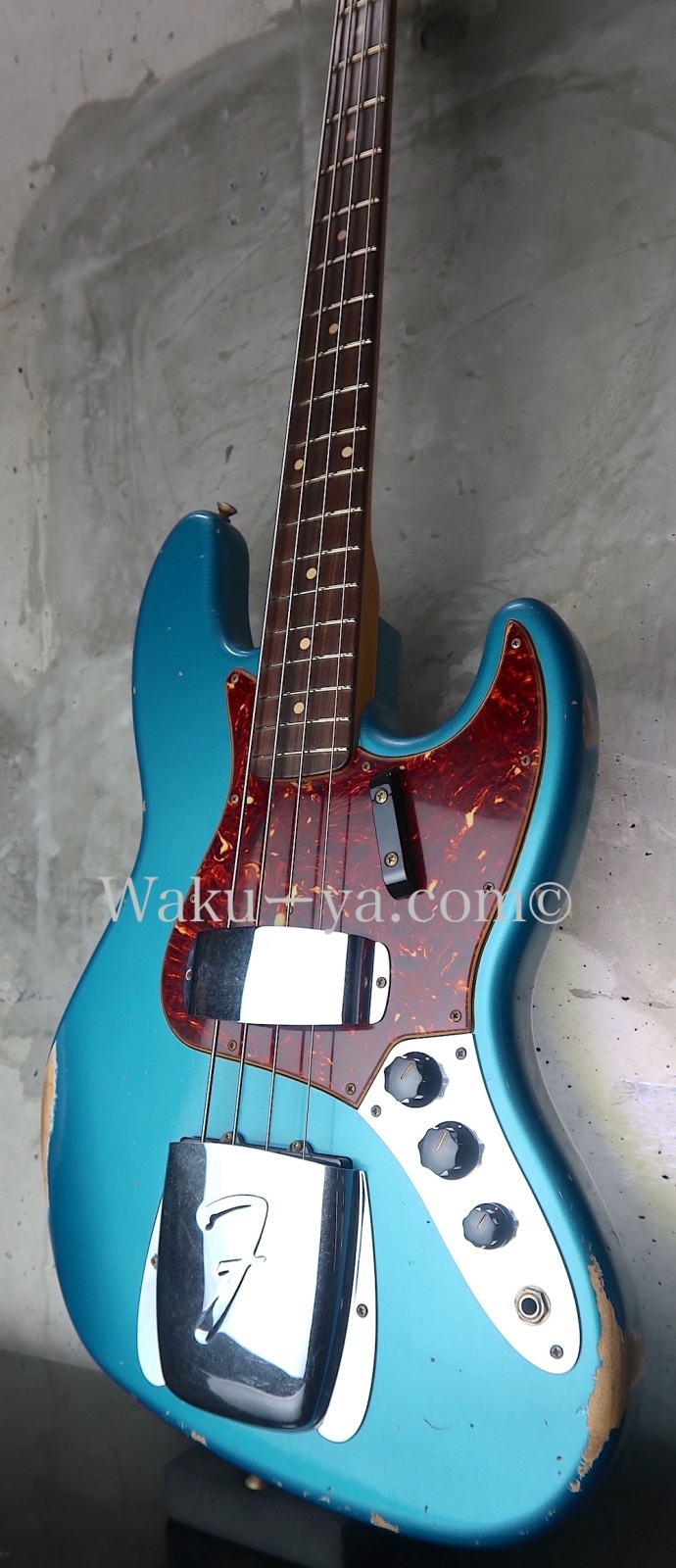 Fender Custom Shop '64 Jazz Bass Relic / Ocean Turquoise I - 和