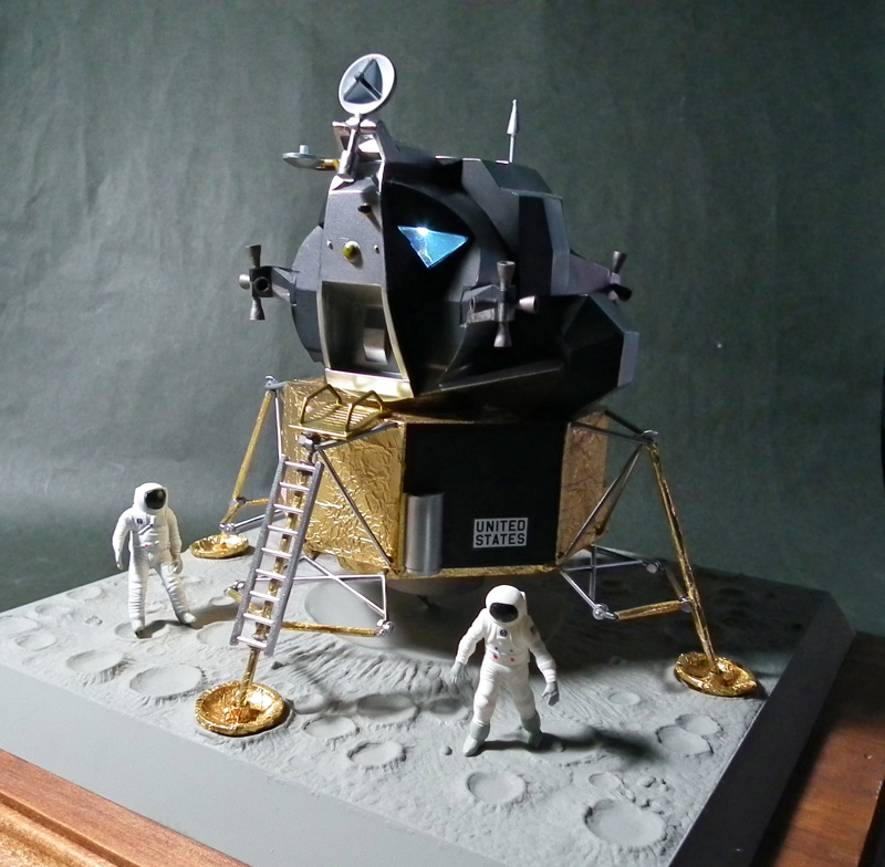 アポロ11号月面着陸船イーグル」 (レベル 1/48)＜宇宙船プラモデルの