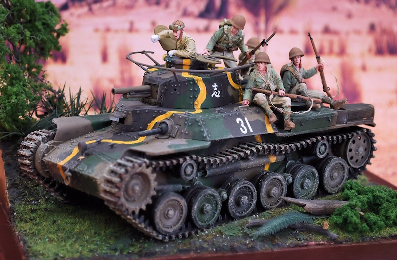 日本陸軍97式中戦車 (ドラゴン 1/35) ＞ 誌上個展＞2023年8月号