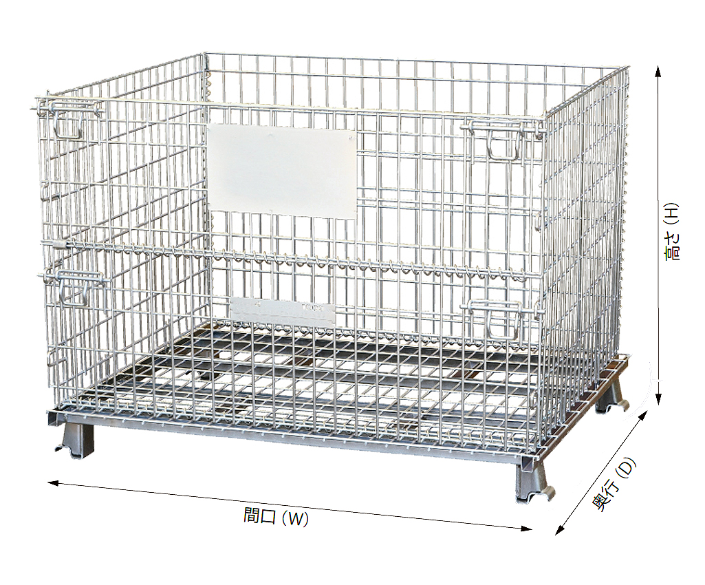 メッシュパレット（看板付）/M611PA-J1BX | シロ産業 |