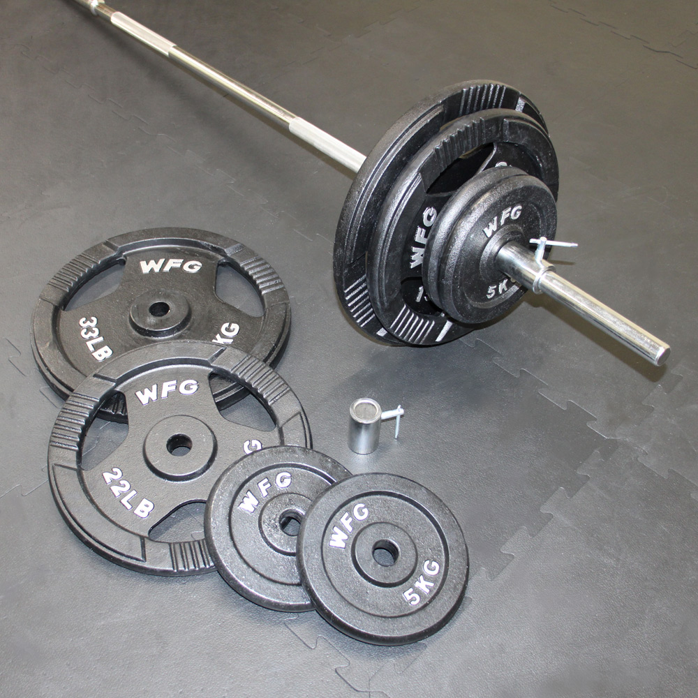 レギュラー バーベルセット | 自宅で筋トレ、ベンチプレスをするなら