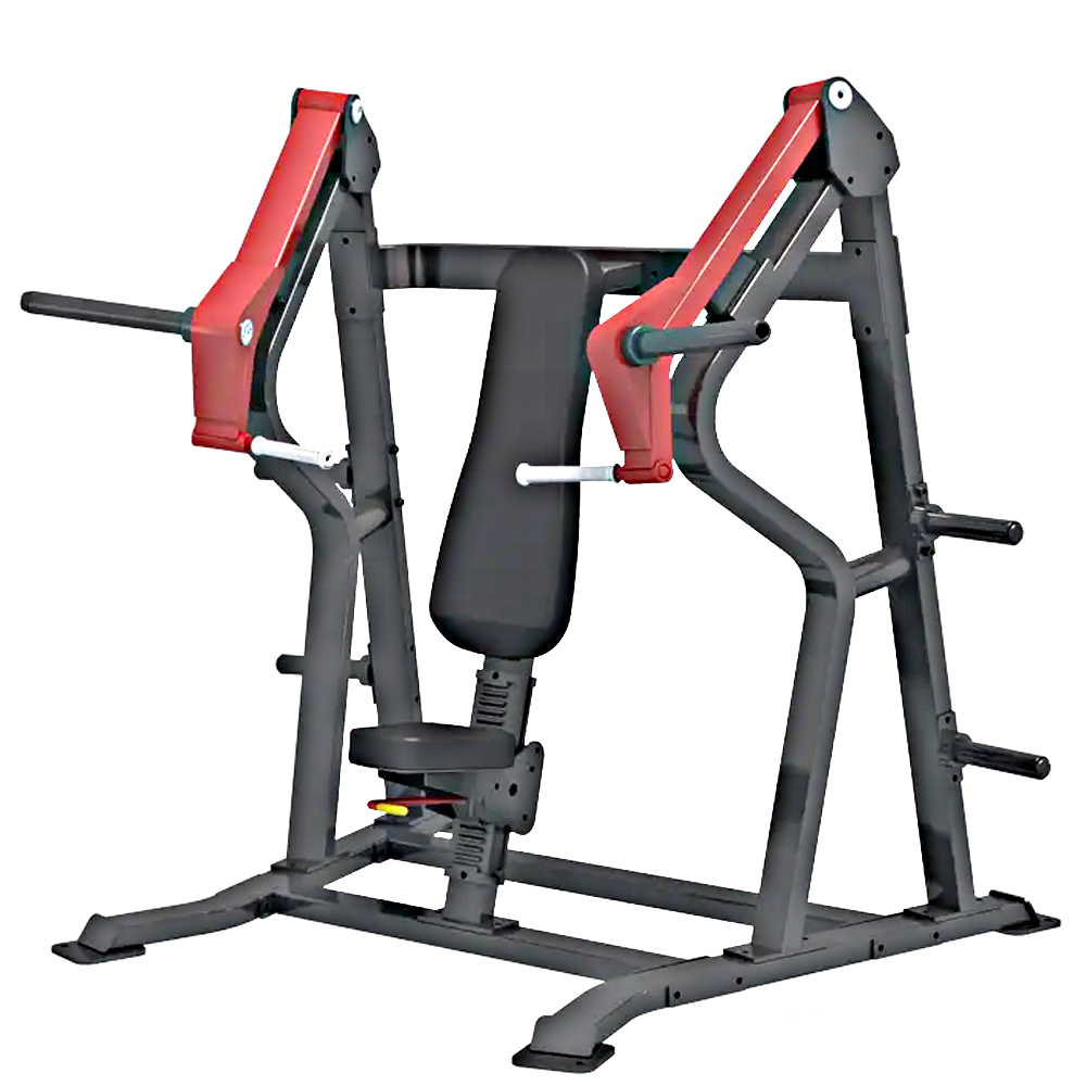 インクラインチェストプレス ｜ 大胸筋、上腕三頭筋、三角筋などを