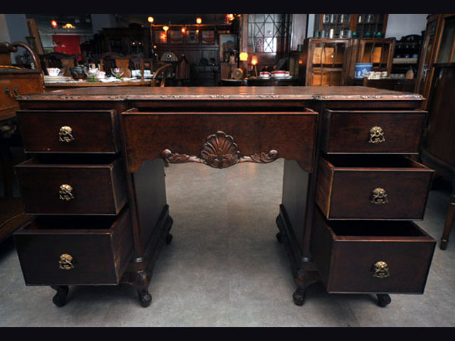 ☆GE204【中古品】ヴィンテージデスク幅129cm