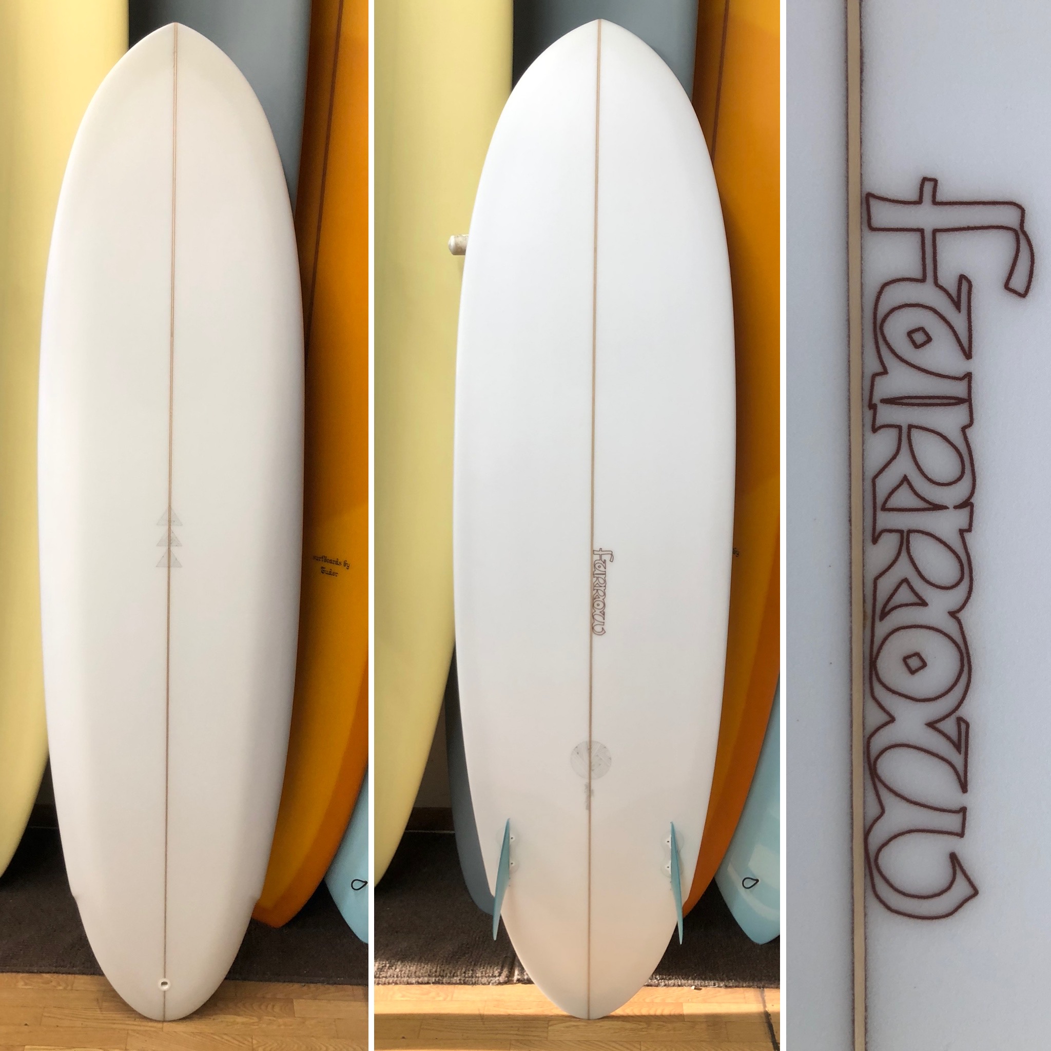 カリフォルニアサーフブランド♡mellowサーフボード Furrow Surf Craft
